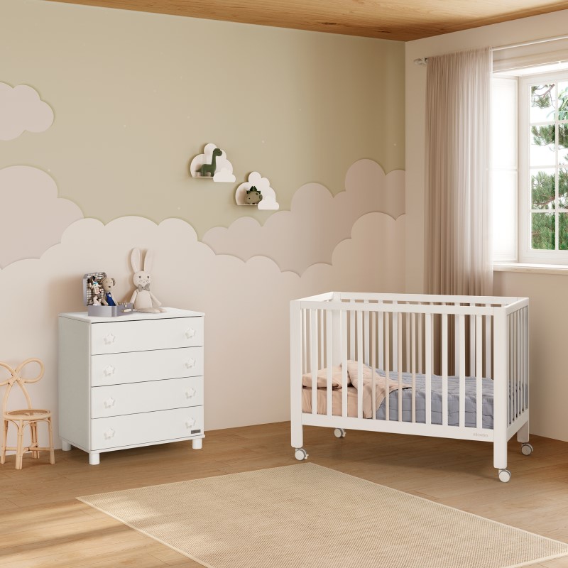 Dřevenná postýlka Nayra 60 x 120 bílá.png